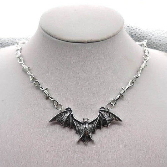 Bramble bat choker necklace