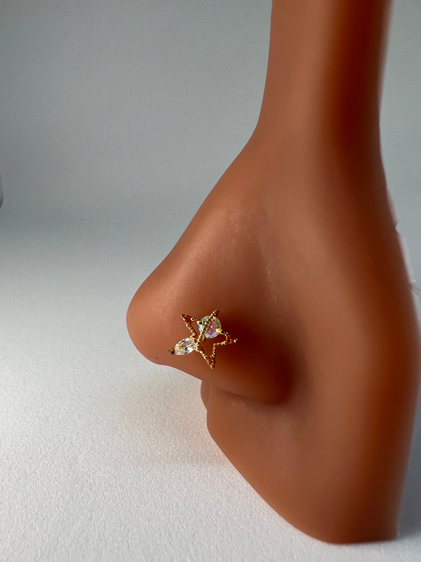 Starry eyed Nose Stud Piercing Jewellery - Allisonswigbox