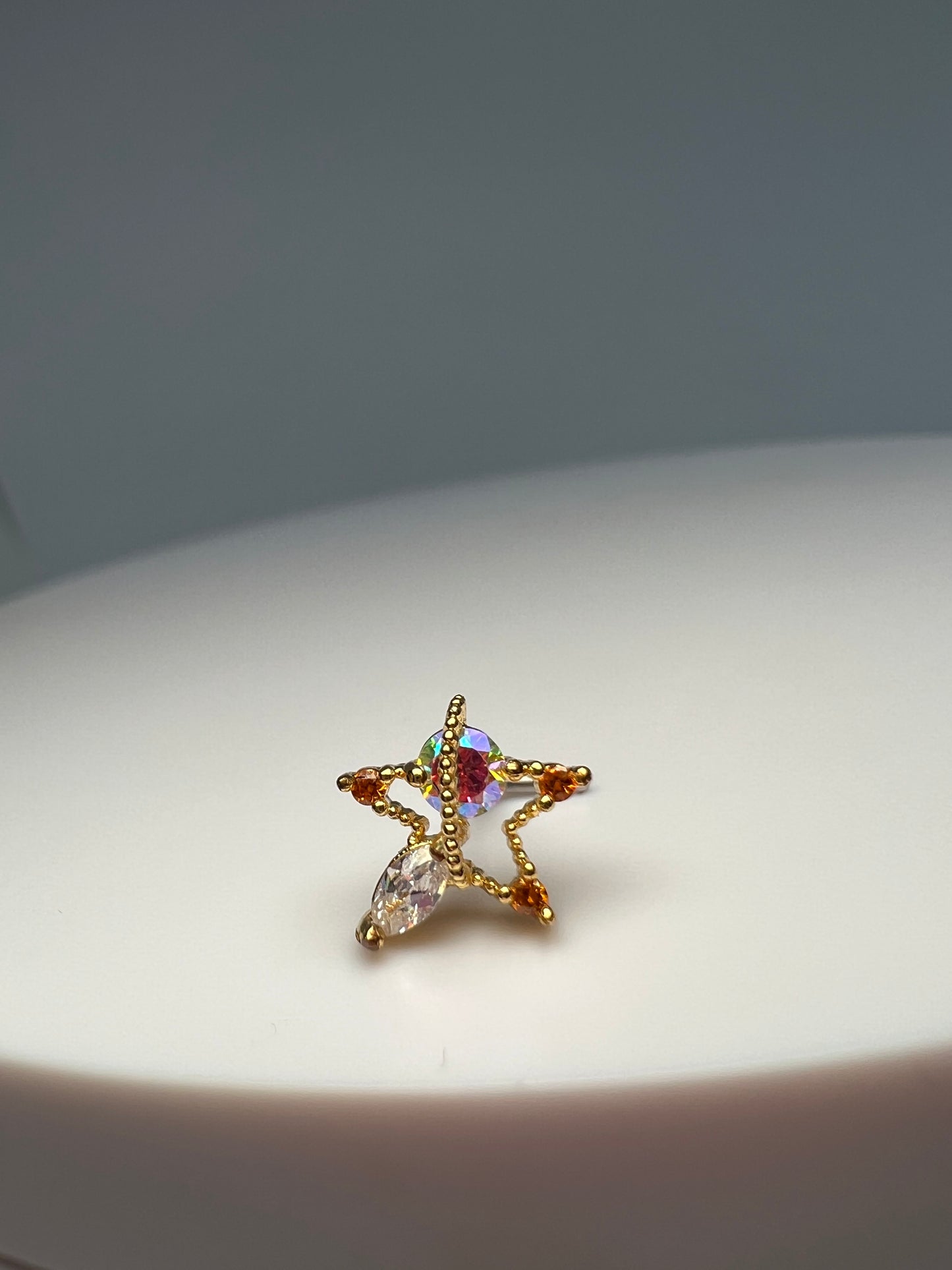 Starry eyed Nose Stud Piercing Jewellery - Allisonswigbox