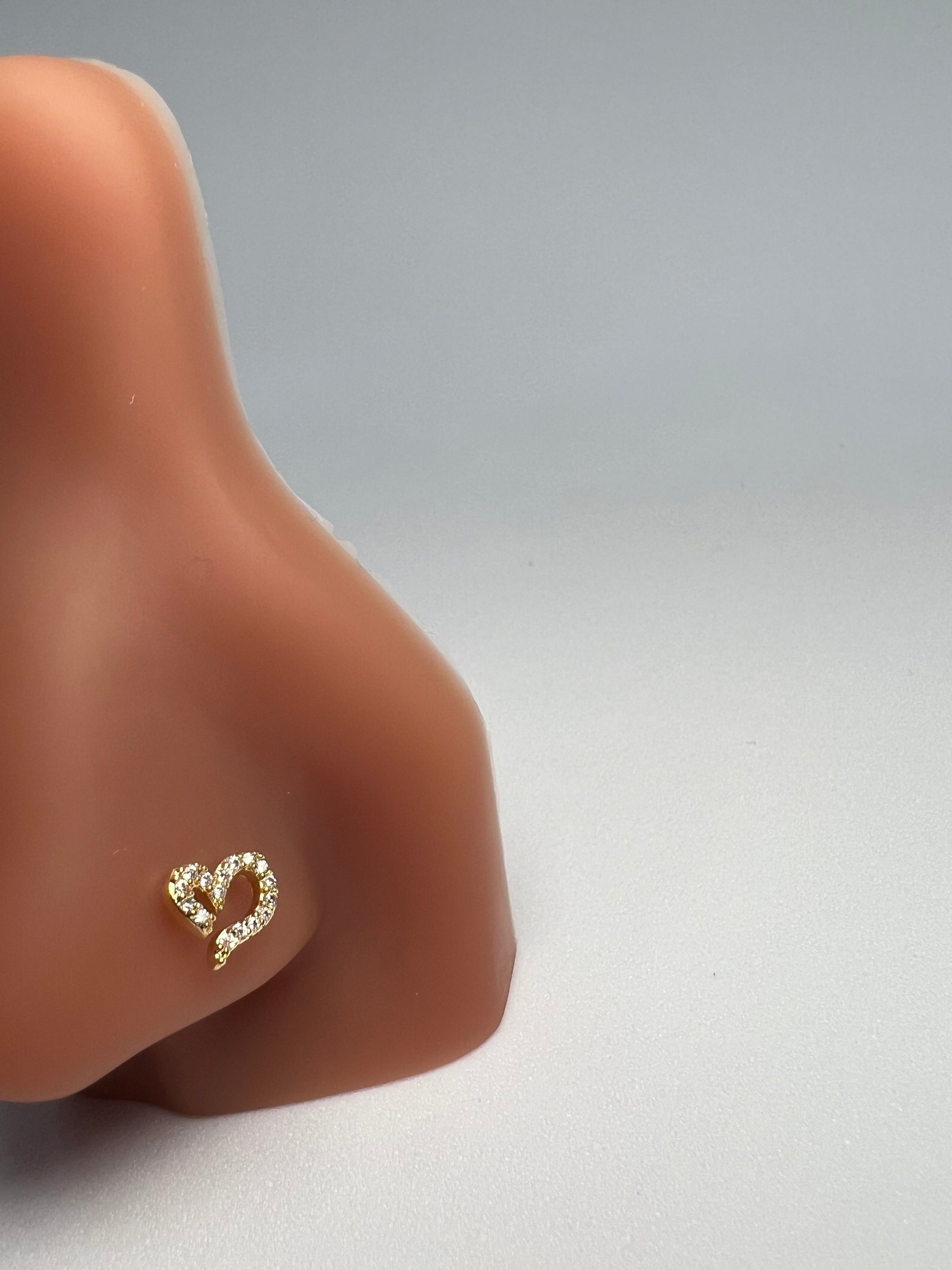 A love story Nose Stud Piercing Jewellery - Allisonswigbox