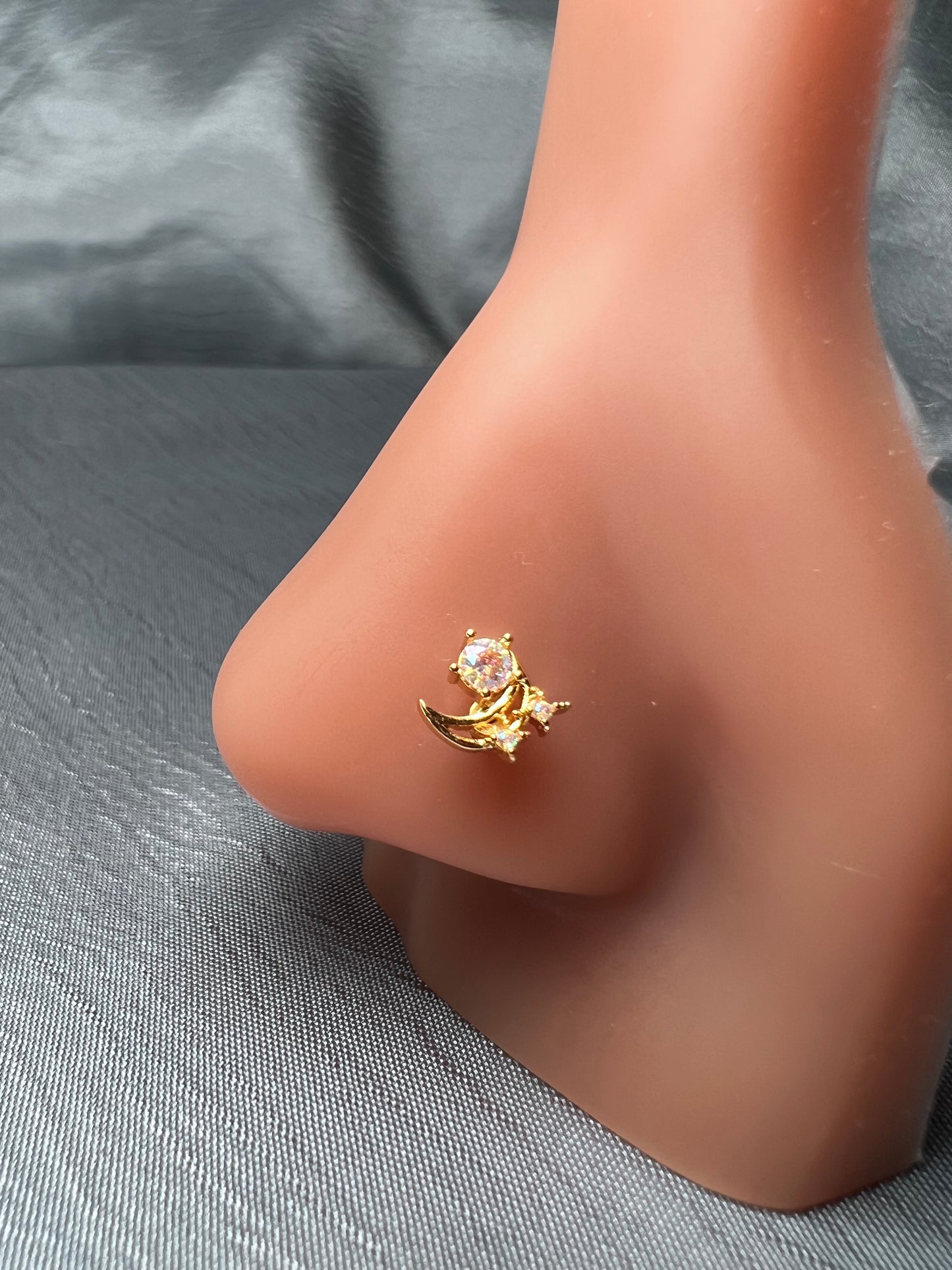 Mini Space nose stud Piercing Jewellery