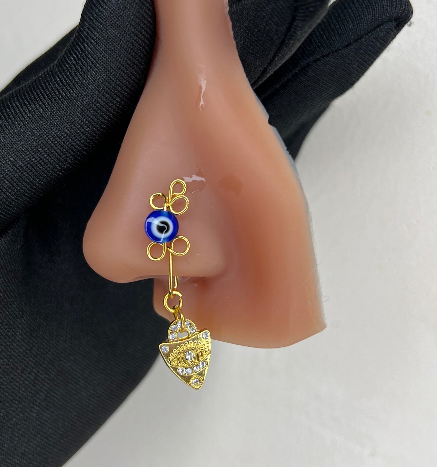 Evil eye Nose cuff Jewellery - Allisonswigbox