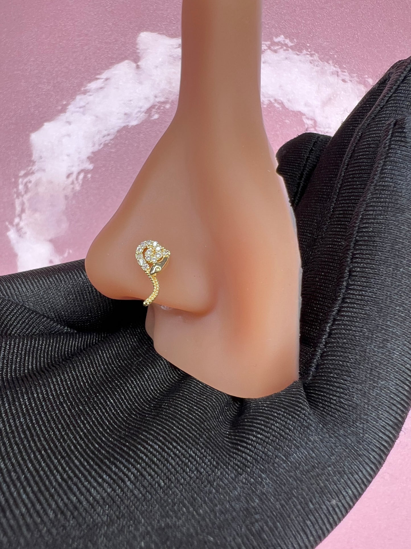 Spiral nose stud Piercing Jewellery