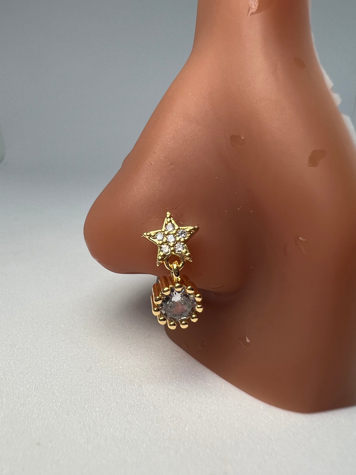 Stars in their eyes Nose Stud Piercing Jewelry - Allisonswigbox