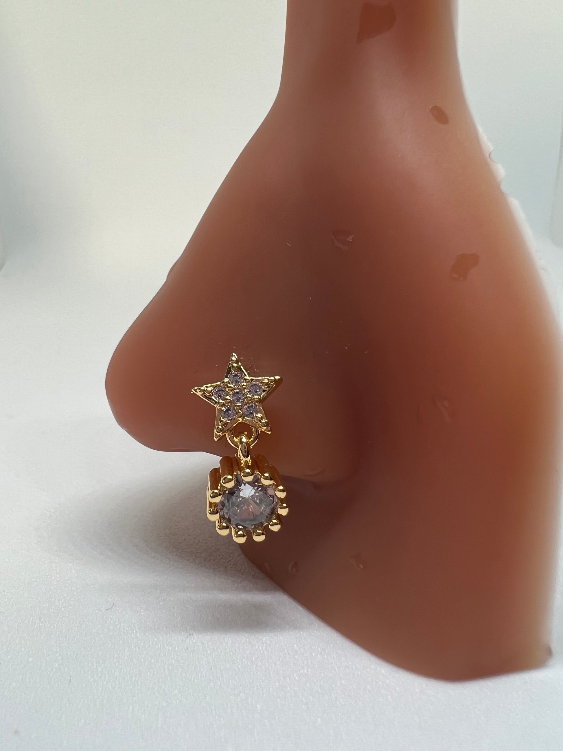 Stars in their eyes Nose Stud Piercing Jewelry - Allisonswigbox