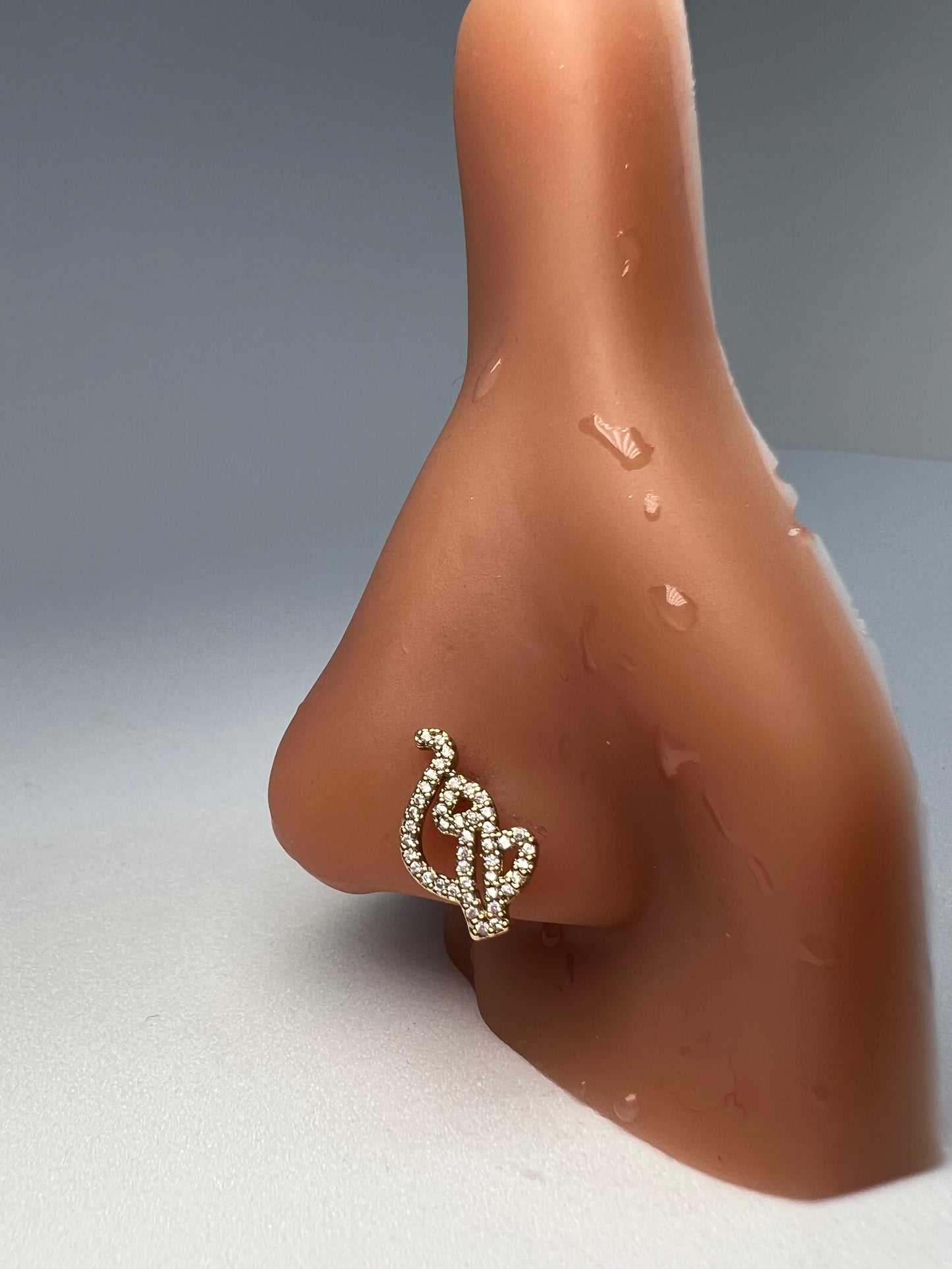 Baby Phat Nose Stud Piercing Jewelry - Allisonswigbox