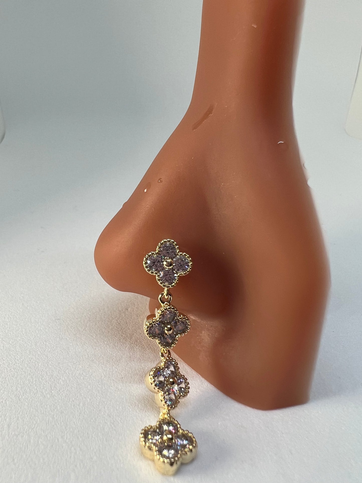 Clovers Nose Stud Piercing Jewelry - Allisonswigbox