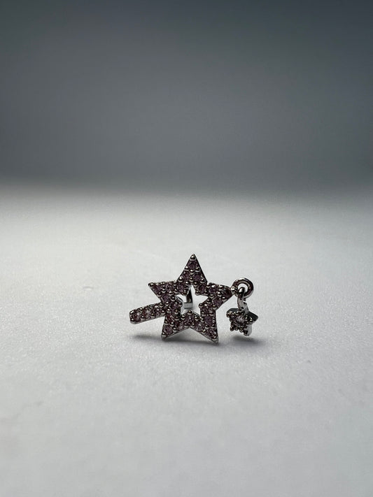 Star Drop Nose Stud Piercing Jewelry - Allisonswigbox