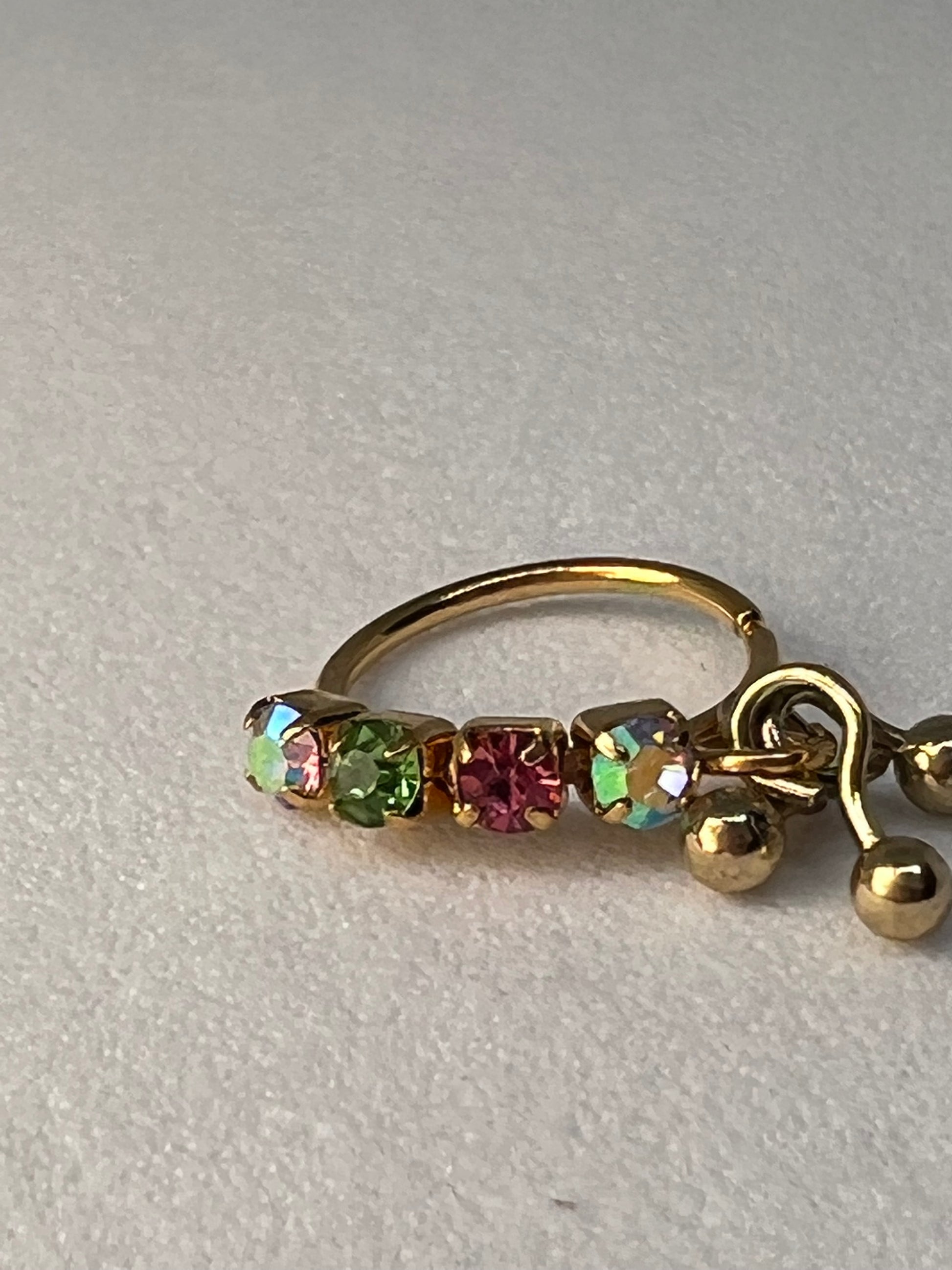 Paislee beaded Nose Ring Piercing Jewelry - Allisonswigbox