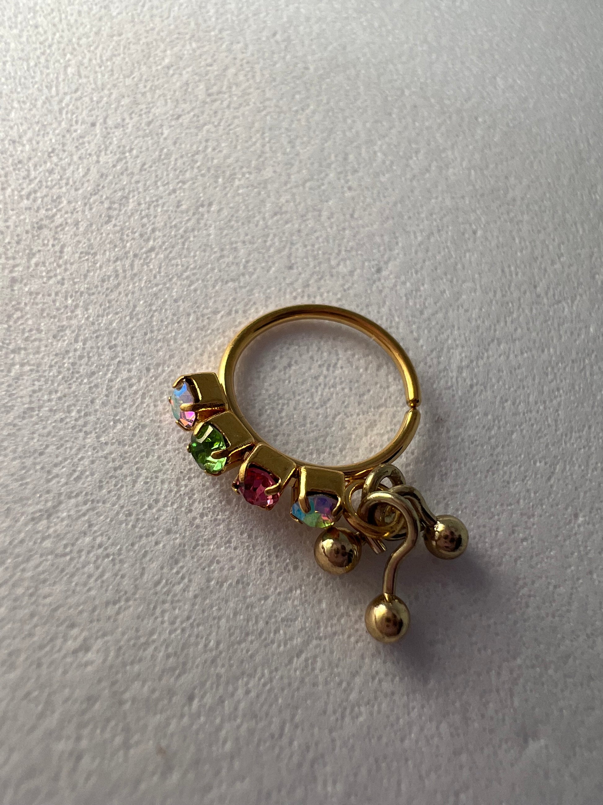 Paislee beaded Nose Ring Piercing Jewelry - Allisonswigbox