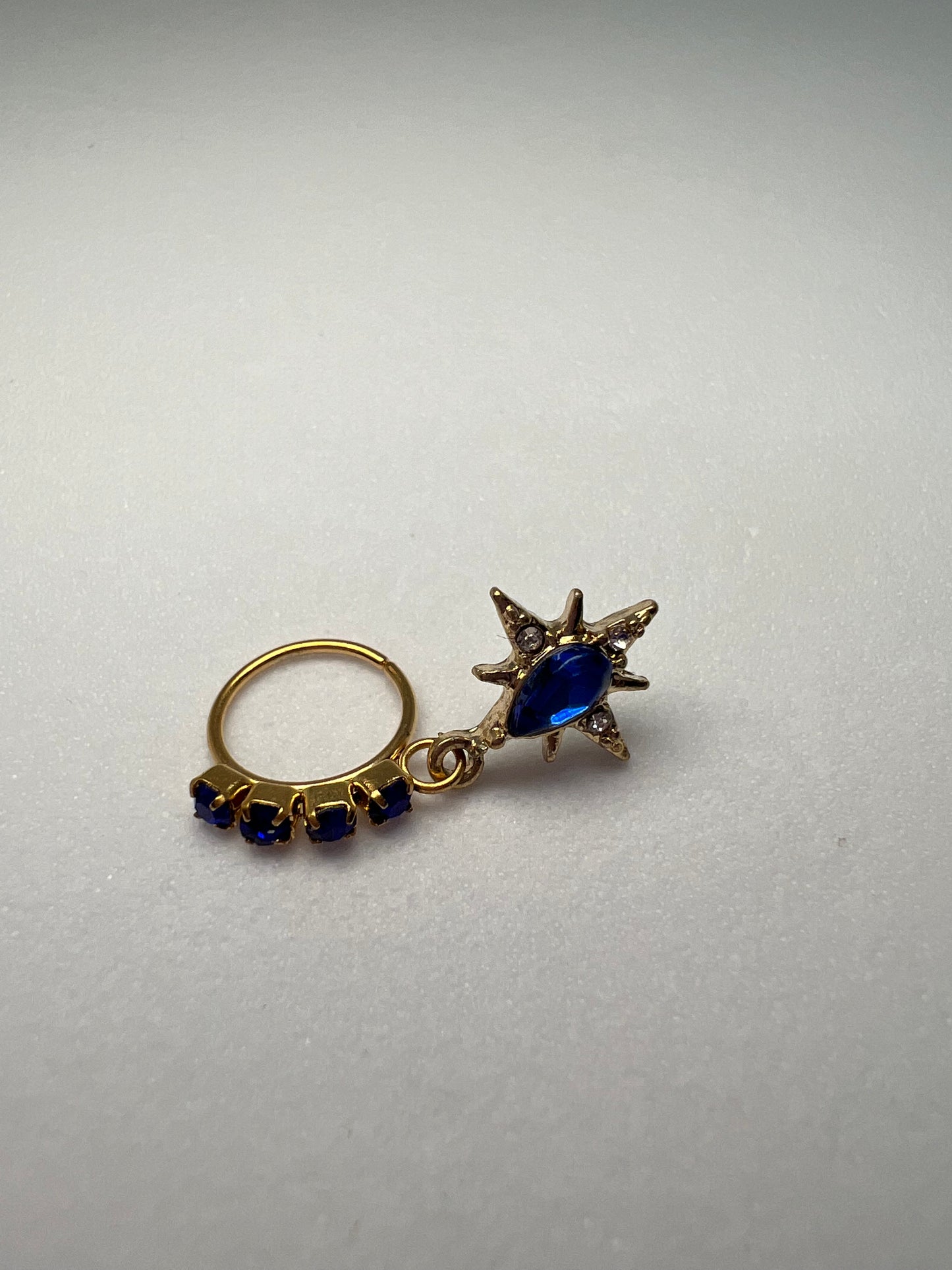 Blue star Nose Ring Piercing Jewelry - Allisonswigbox