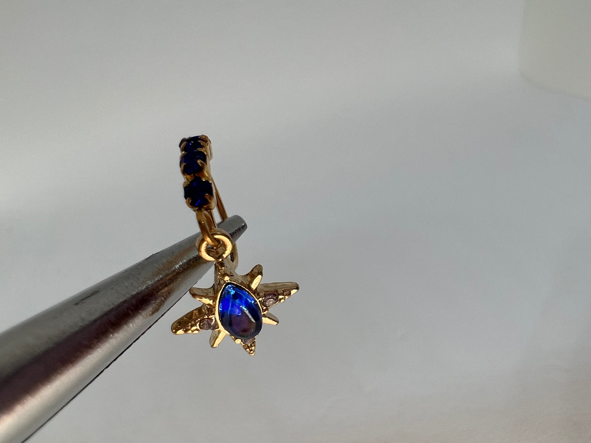 Blue star Nose Ring Piercing Jewelry - Allisonswigbox