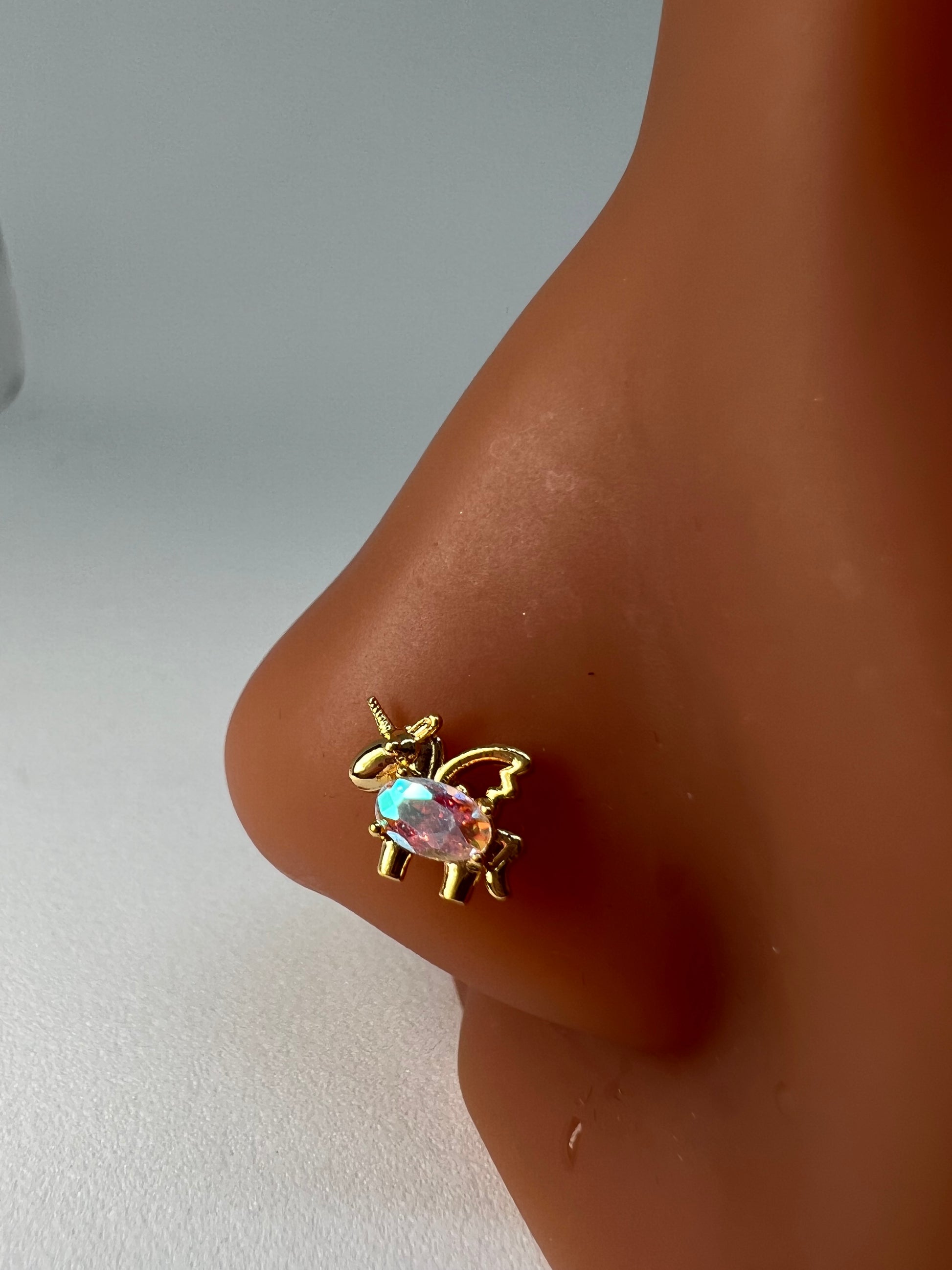 Unicorn Nose Stud Piercing Jewelry - Allisonswigbox