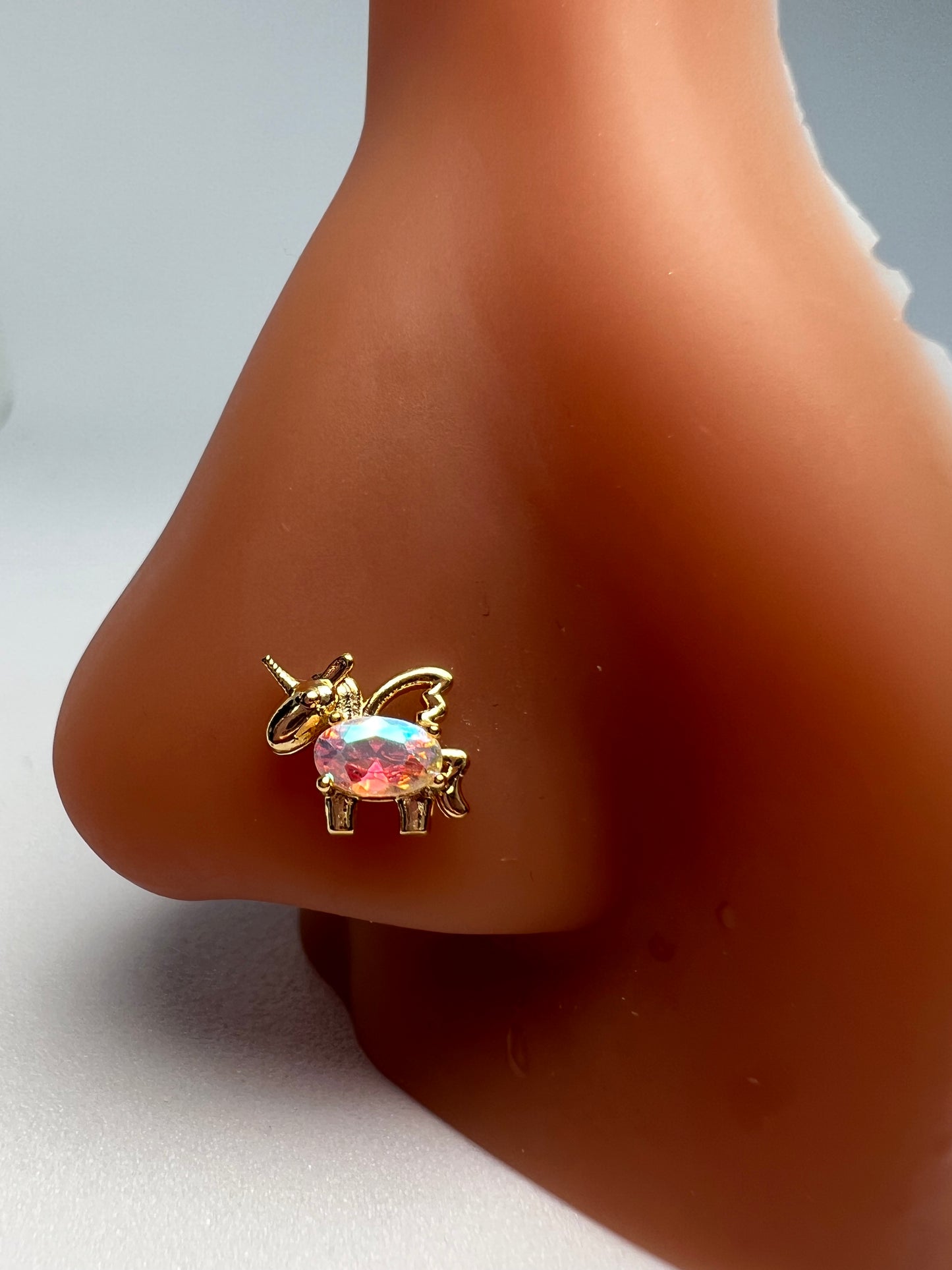 Unicorn Nose Stud Piercing Jewelry - Allisonswigbox