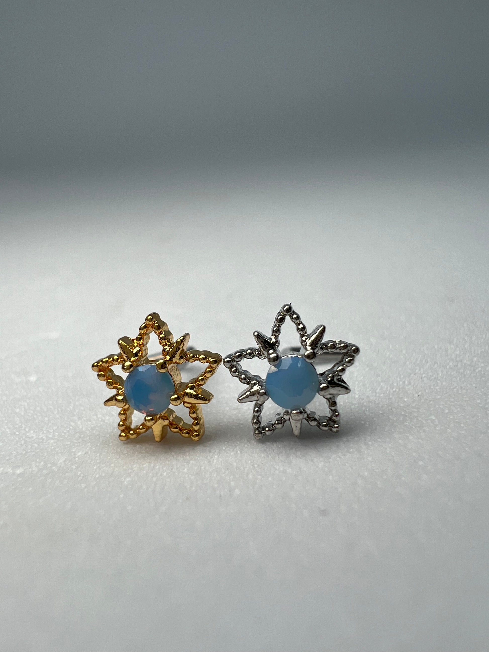 Blue star gem Nose Stud Piercing Jewelry - Allisonswigbox