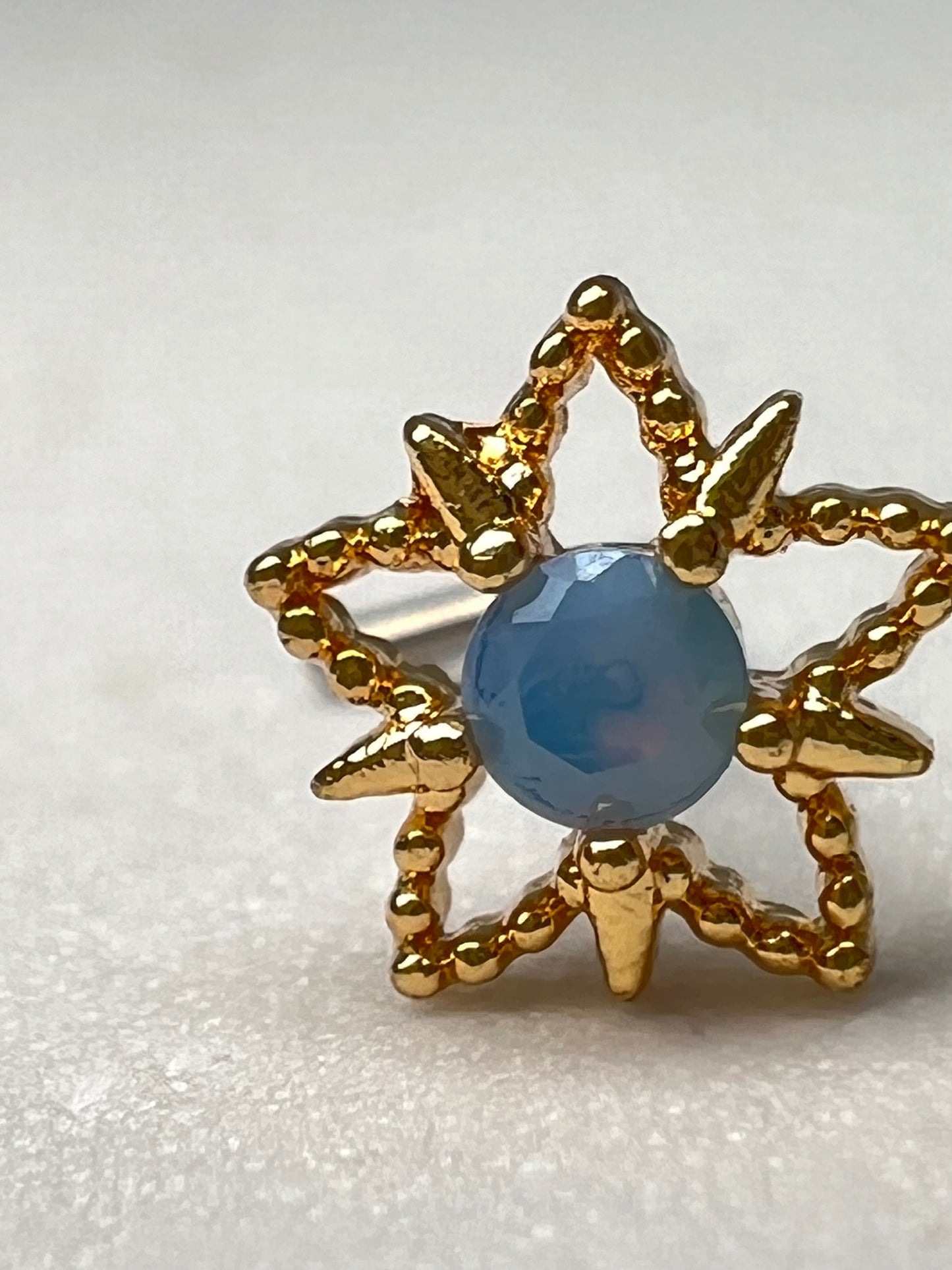 Blue star gem Nose Stud Piercing Jewelry - Allisonswigbox