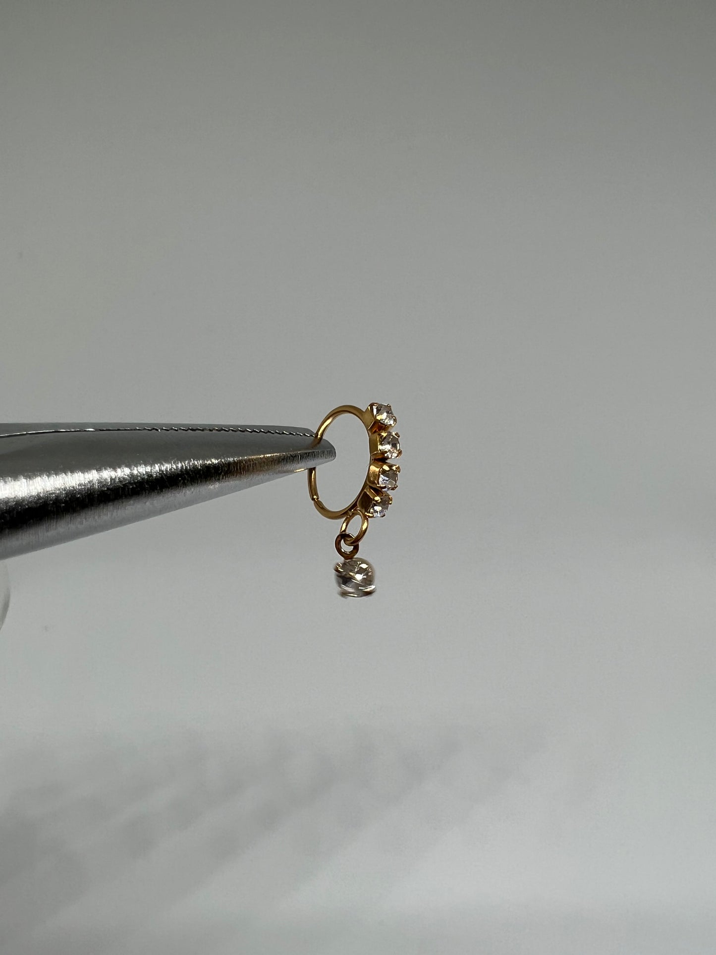 Simple gem Nose Ring Piercing Jewelry - Allisonswigbox