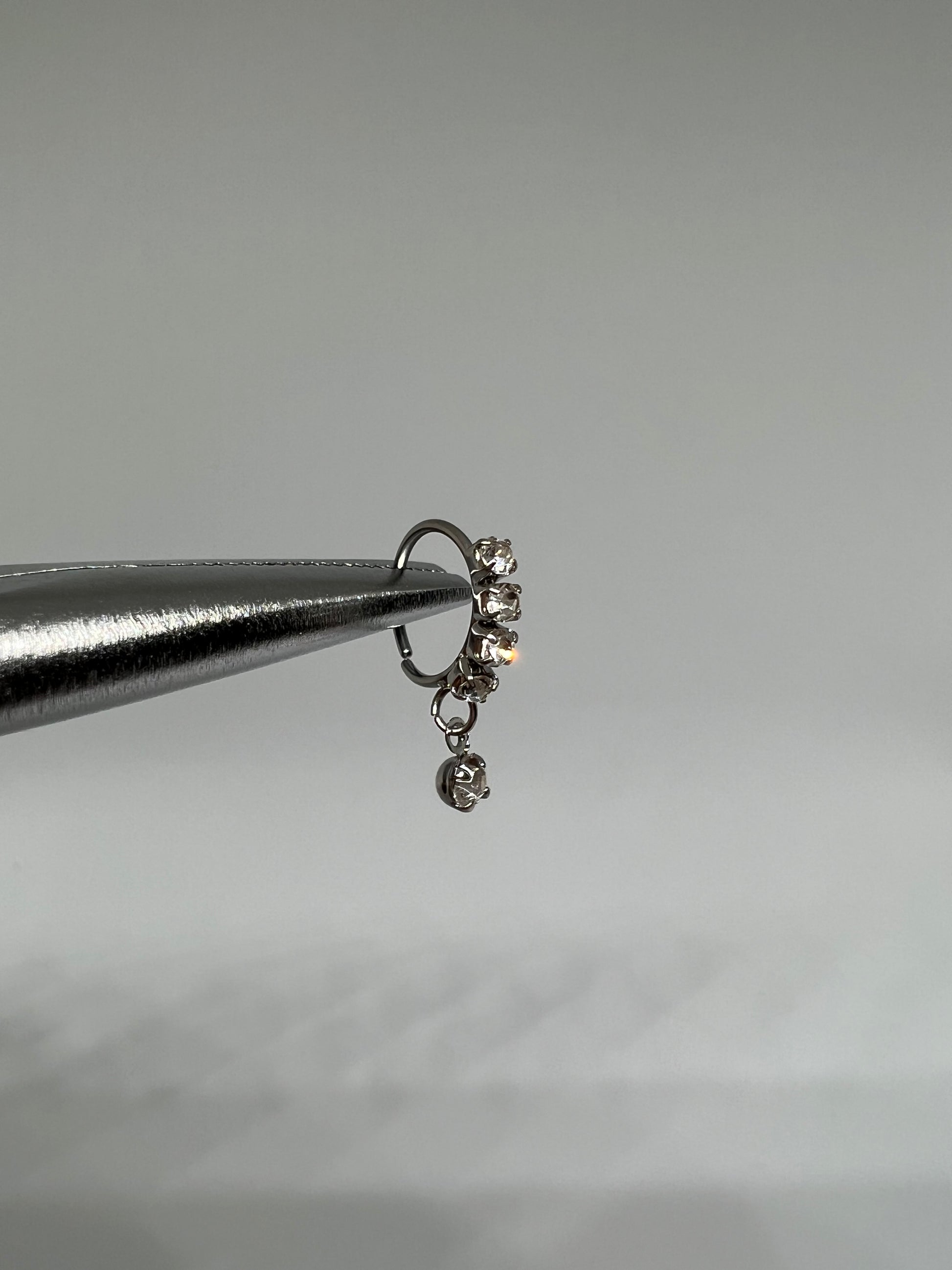 Simple gem Nose Ring Piercing Jewelry - Allisonswigbox