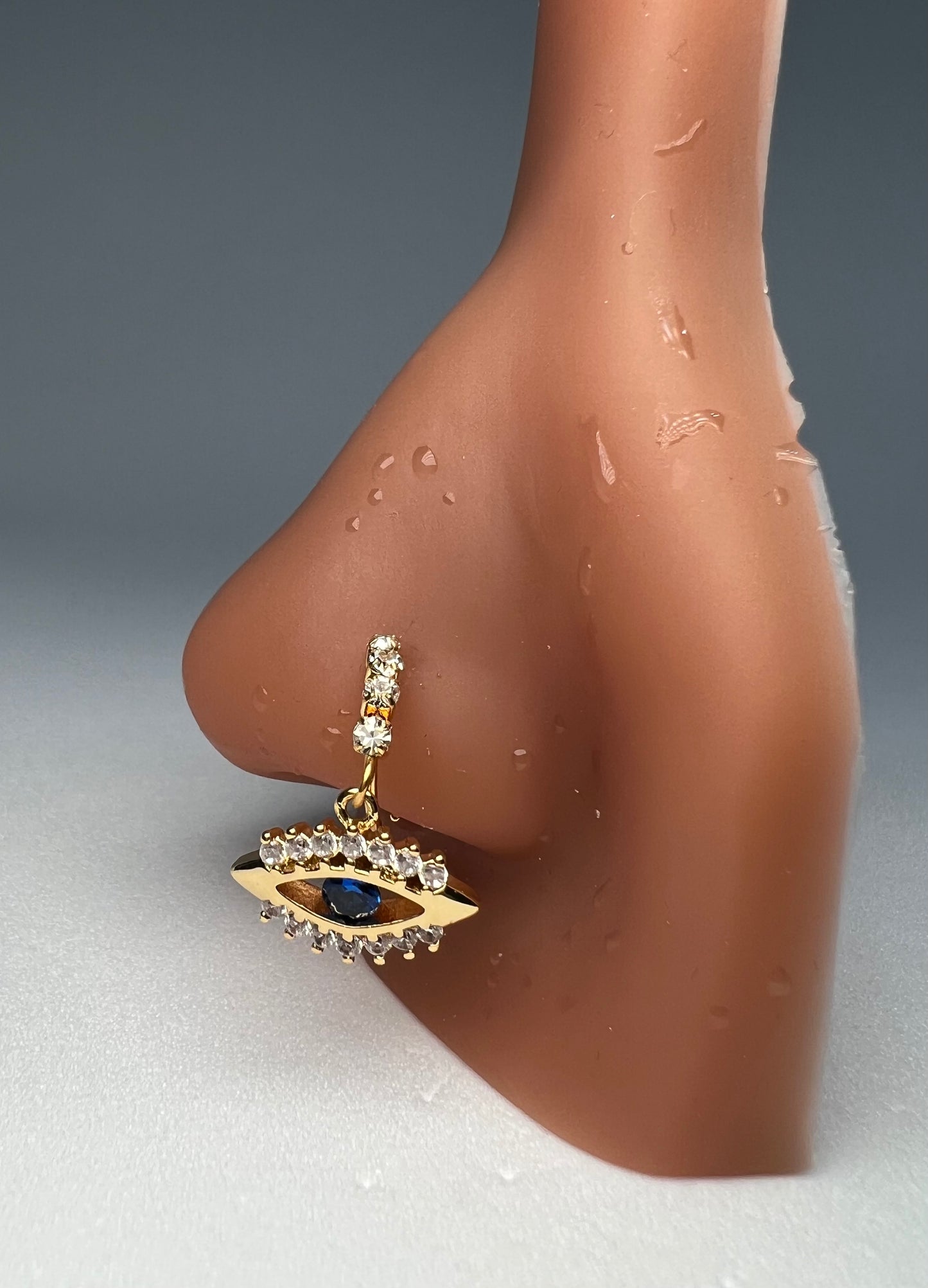 Anahi Evil Eye  Nose Ring Piercing Jewelry - Allisonswigbox