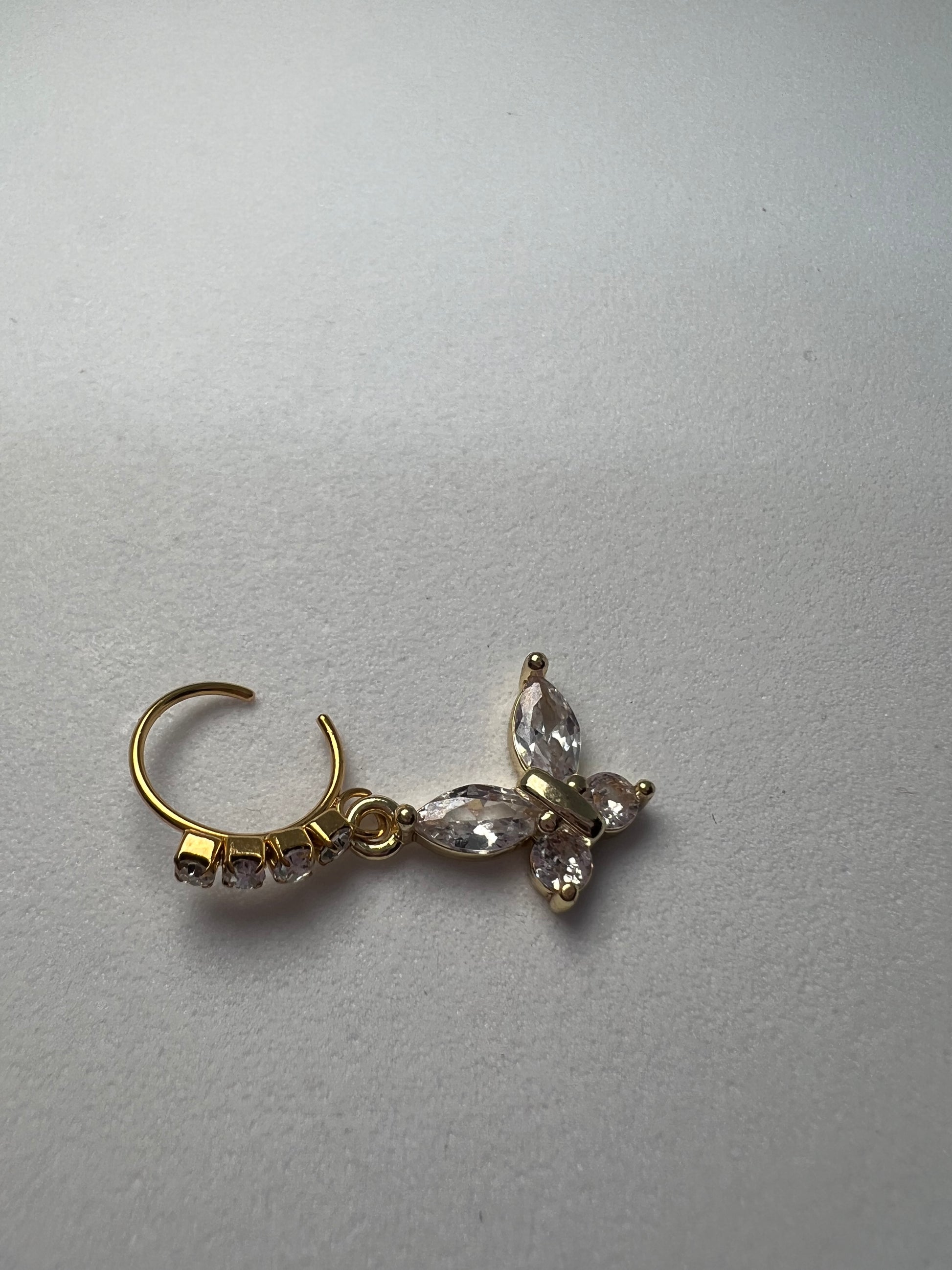 Large Cindy butterfly Nose Ring Piercing Jewelry - Allisonswigbox