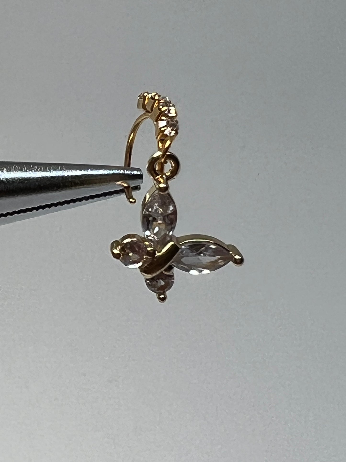 Large Cindy butterfly Nose Ring Piercing Jewelry - Allisonswigbox