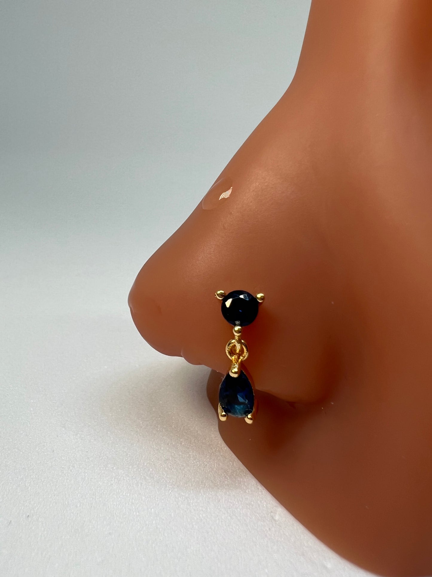 Blue Fenty Nose Ring Piercing Jewelry - Allisonswigbox