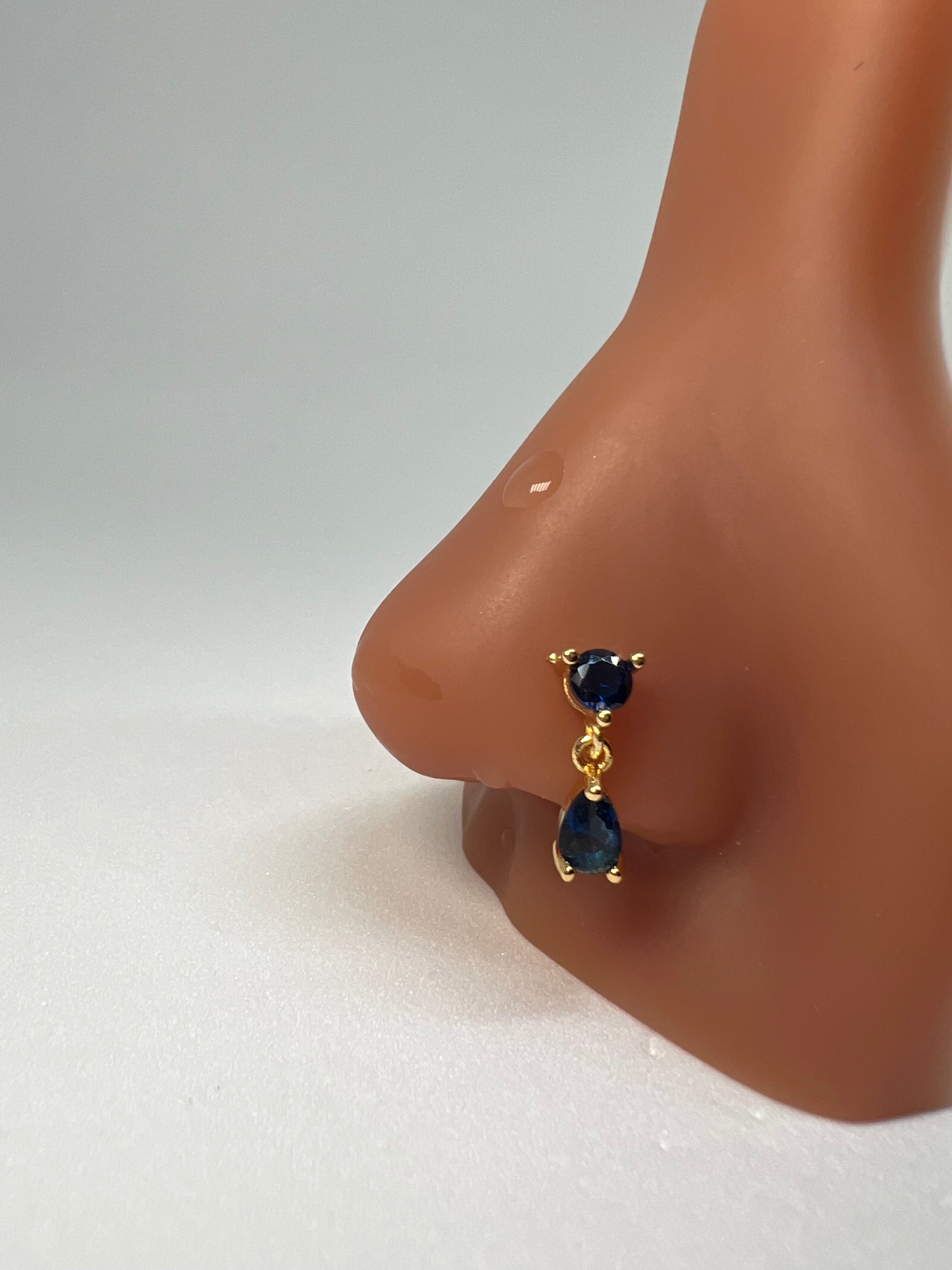 Blue Fenty Nose Ring Piercing Jewelry - Allisonswigbox