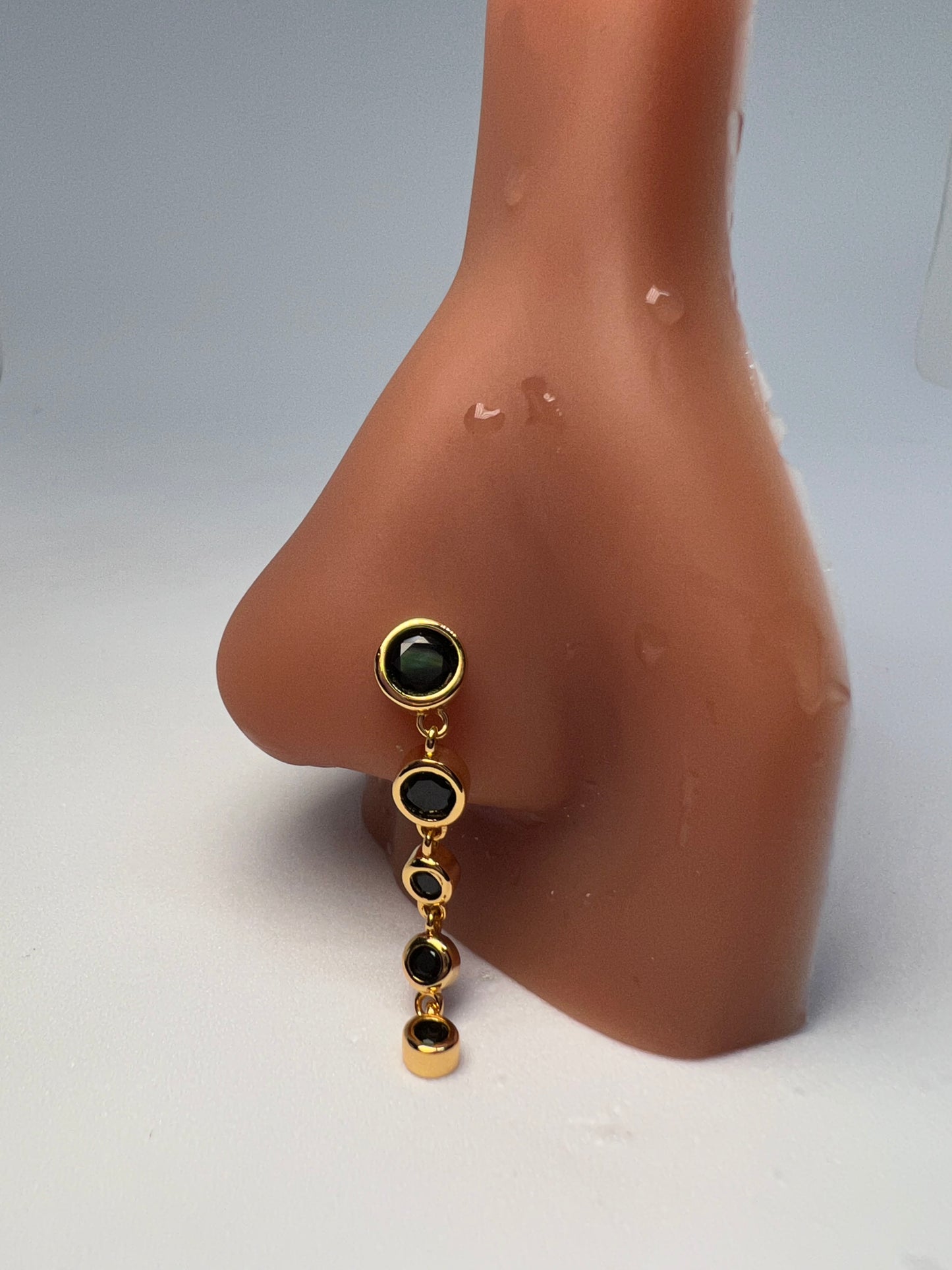 Black Poseidon Nose Stud Piercing Jewelry - Allisonswigbox