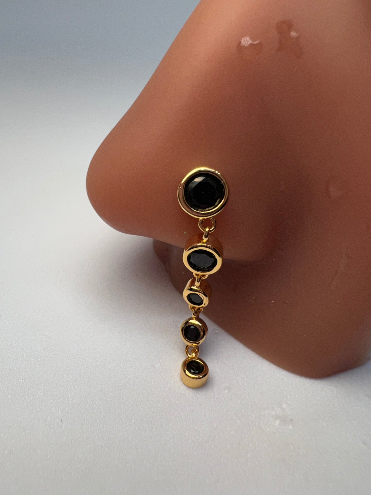 Black Poseidon Nose Stud Piercing Jewelry - Allisonswigbox