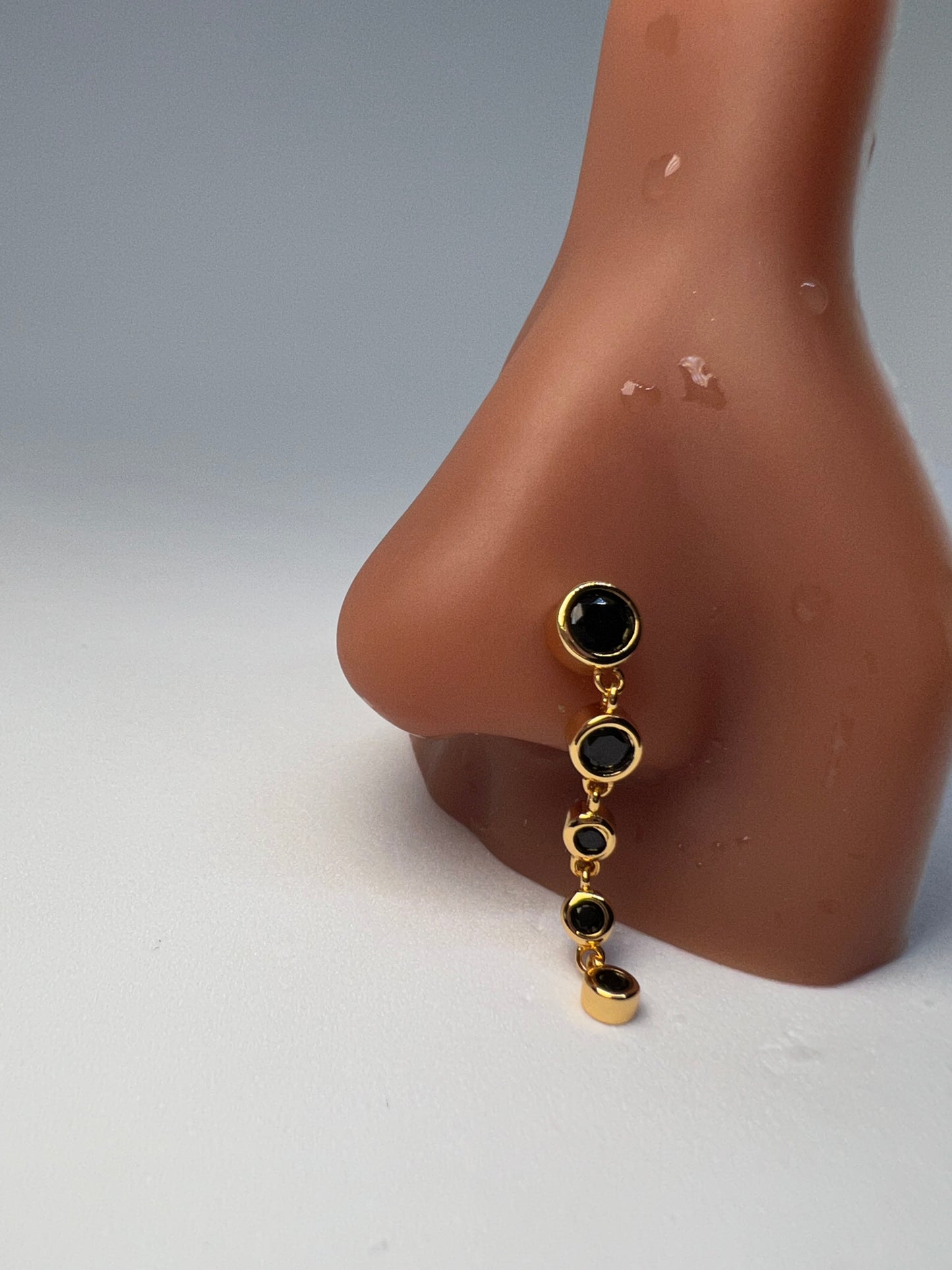 Black Poseidon Nose Stud Piercing Jewelry - Allisonswigbox