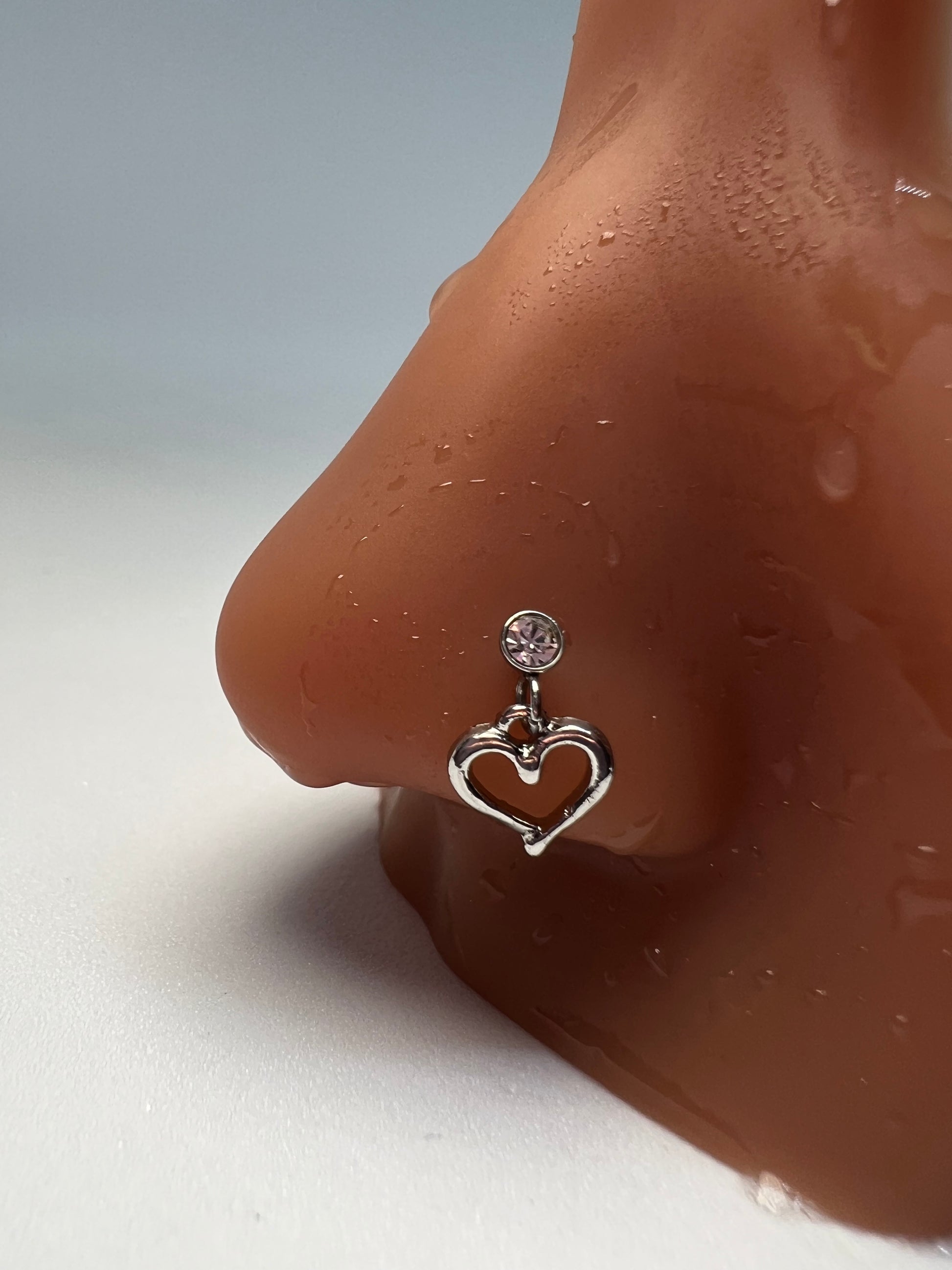 Y2K heart Nose stud Piercing Jewelry - Allisonswigbox