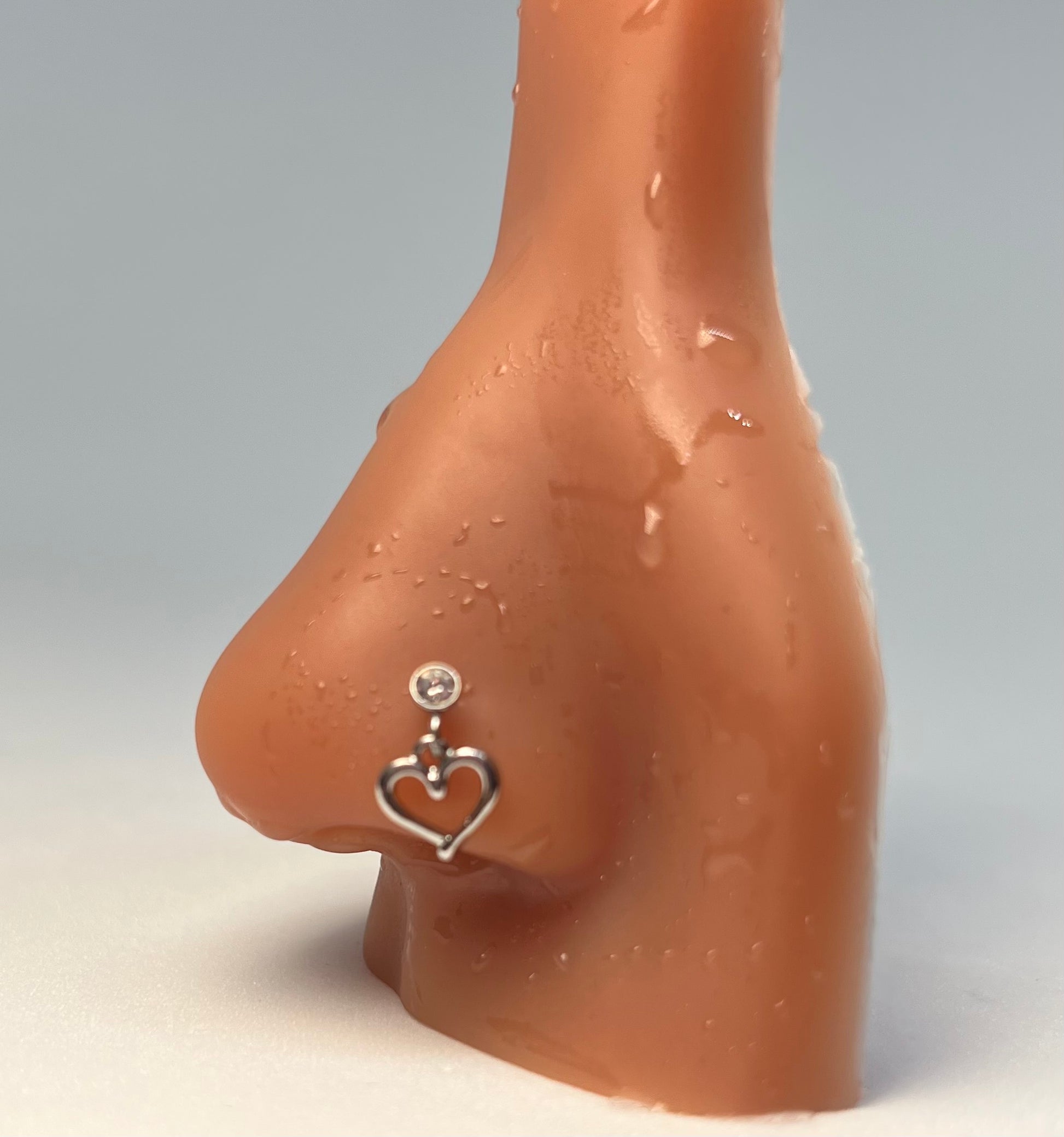 Y2K heart Nose stud Piercing Jewelry - Allisonswigbox