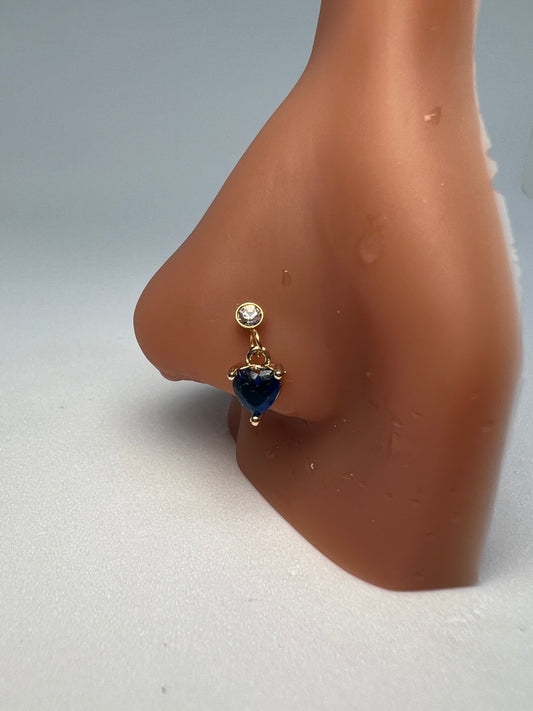 Blue Theia Nose stud Piercing Jewelry - Allisonswigbox