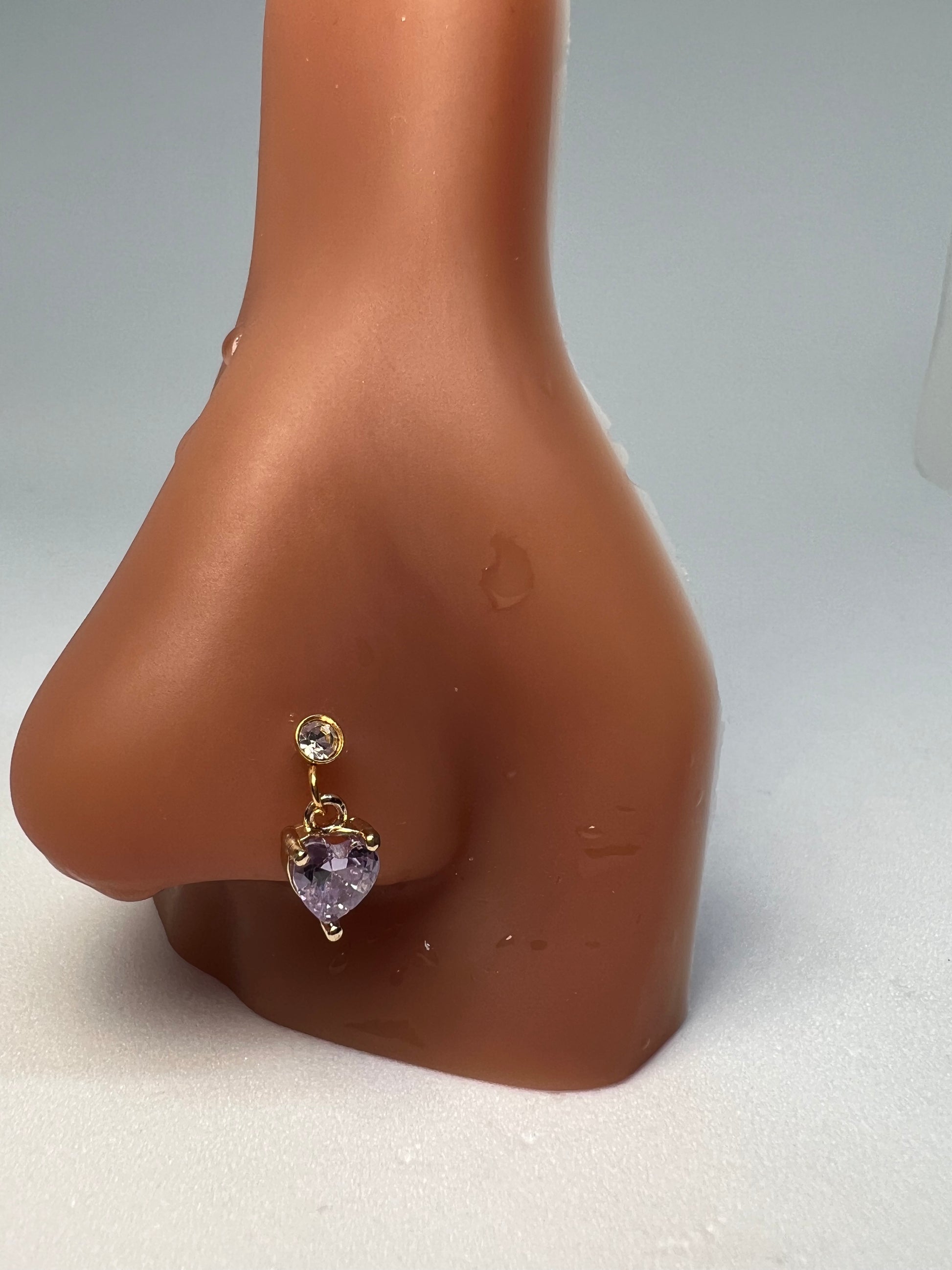 Lilac Theia Nose stud Piercing Jewelry - Allisonswigbox