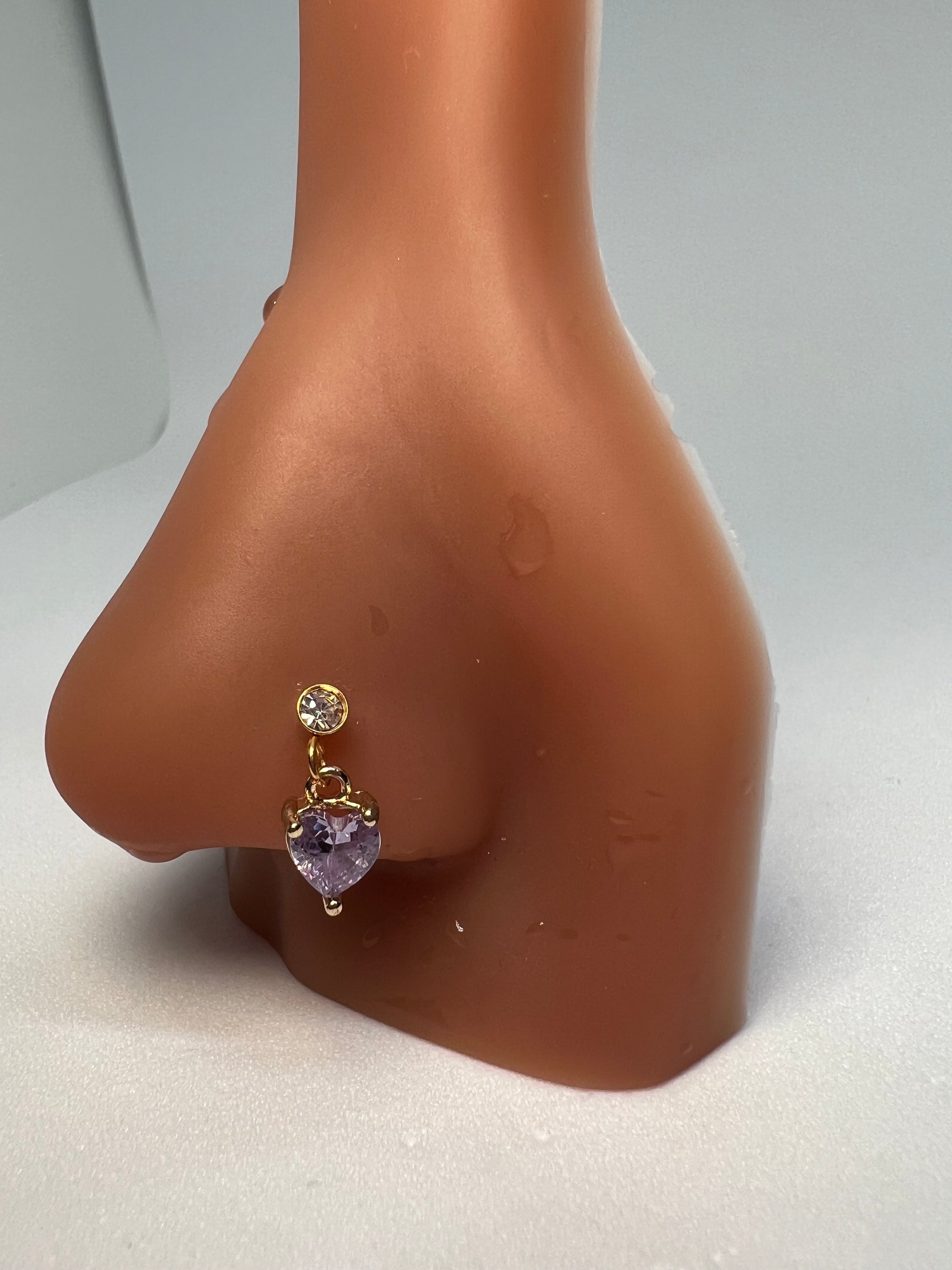 Lilac Theia Nose stud Piercing Jewelry - Allisonswigbox