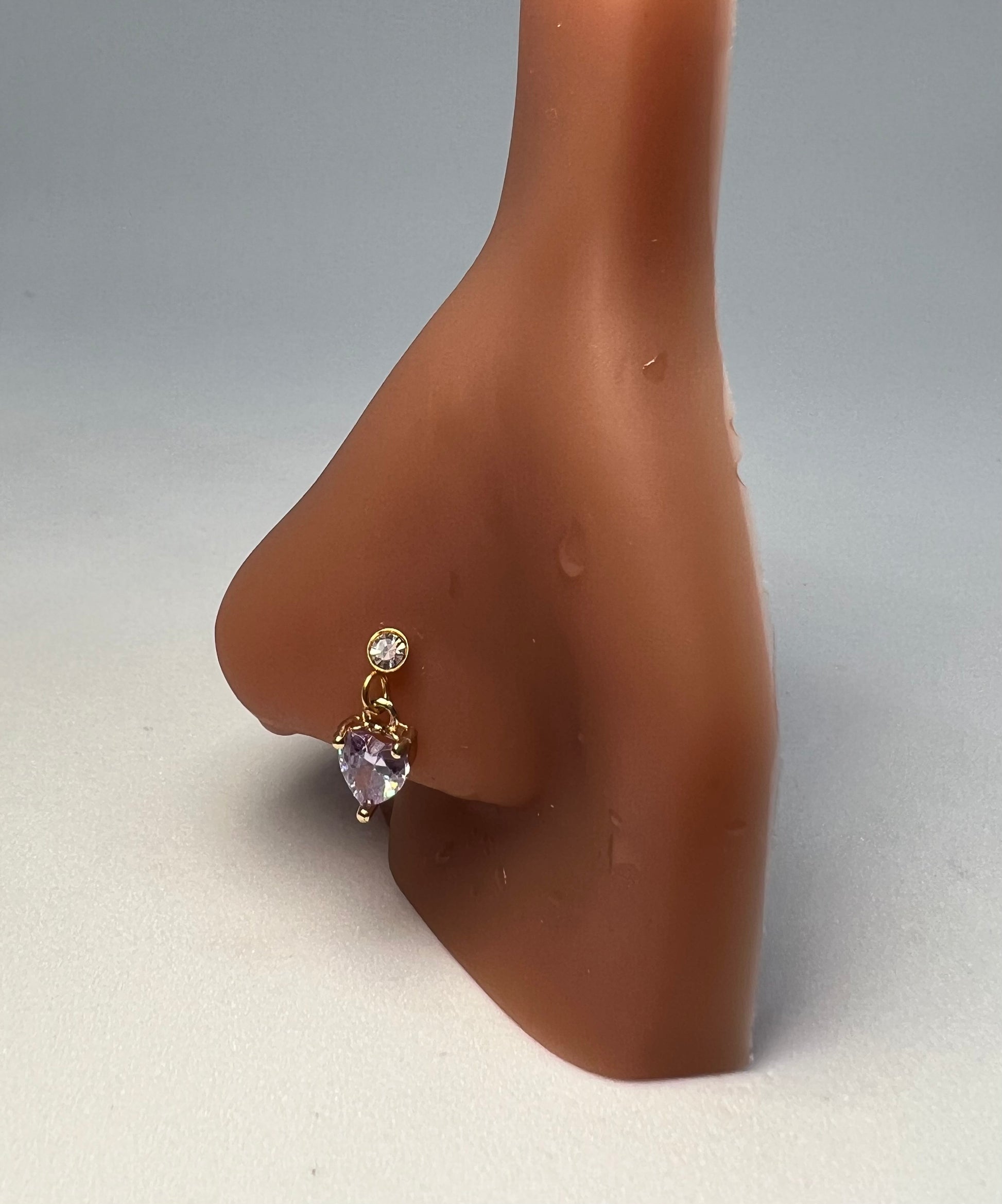 Lilac Theia Nose stud Piercing Jewelry - Allisonswigbox