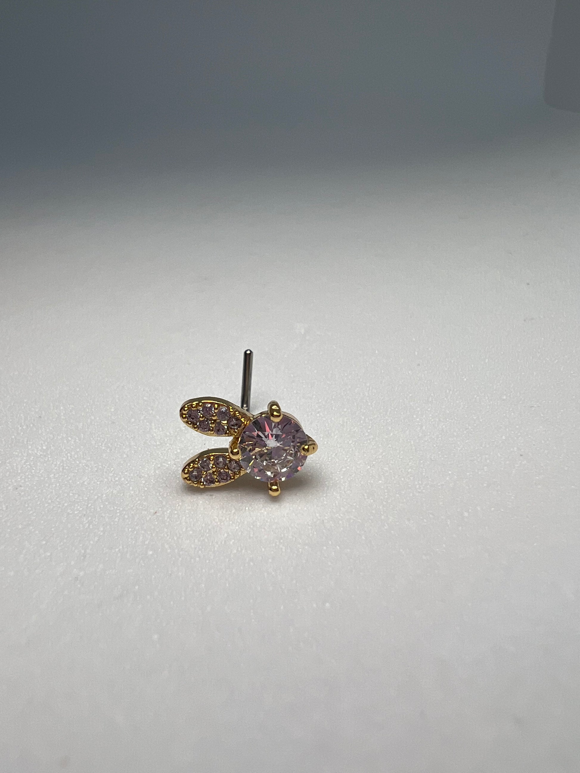 Bunny Head Nose Stud Piercing Jewellery - Allisonswigbox