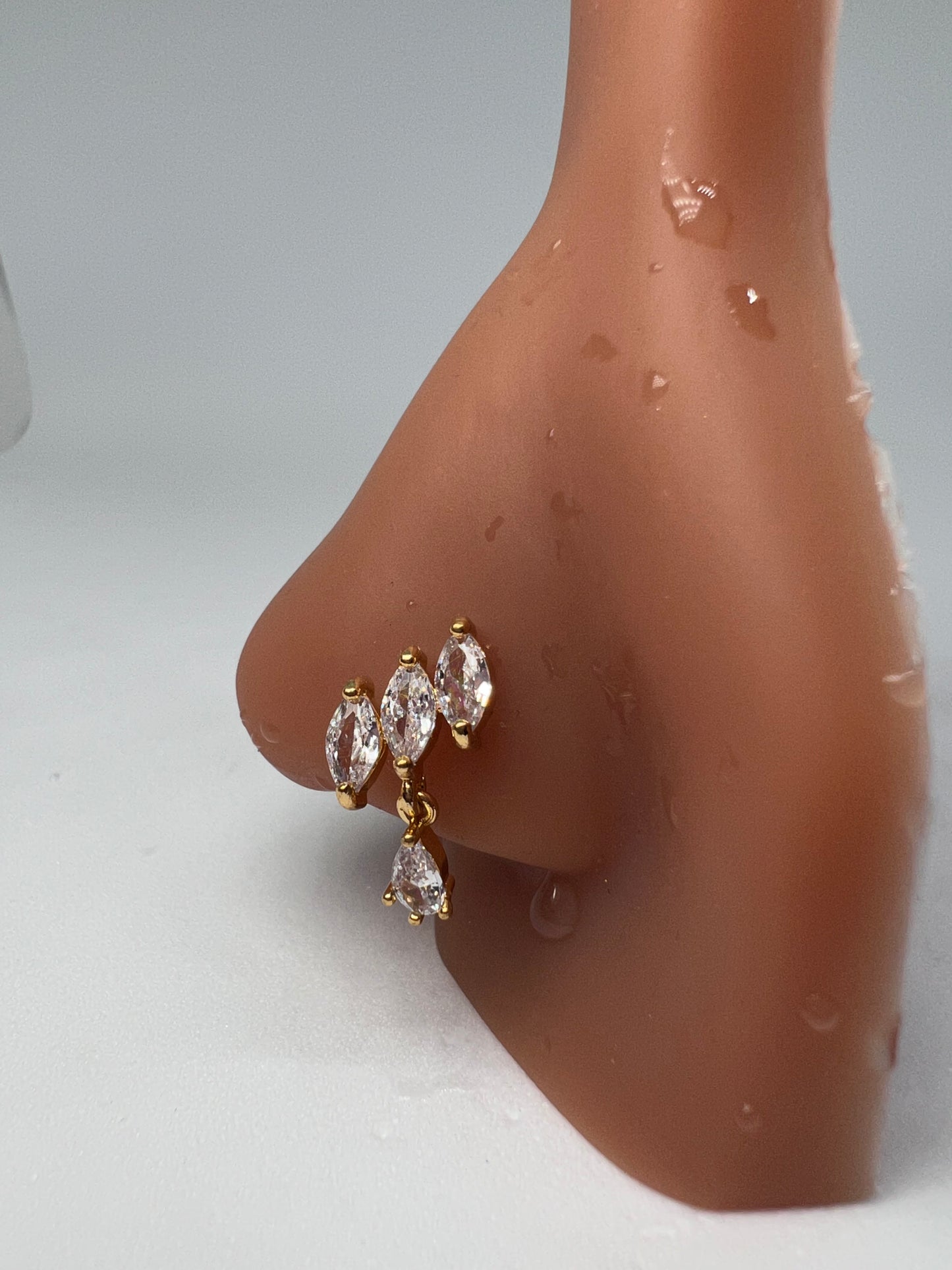 Afroditi Nose Stud Piercing Jewellery - Allisonswigbox