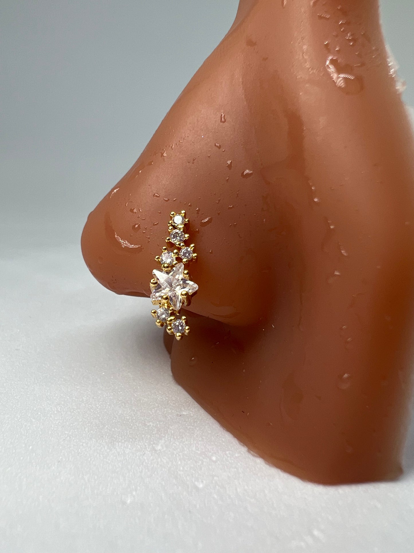 Ilektra star Nose Stud Piercing Jewellery - Allisonswigbox