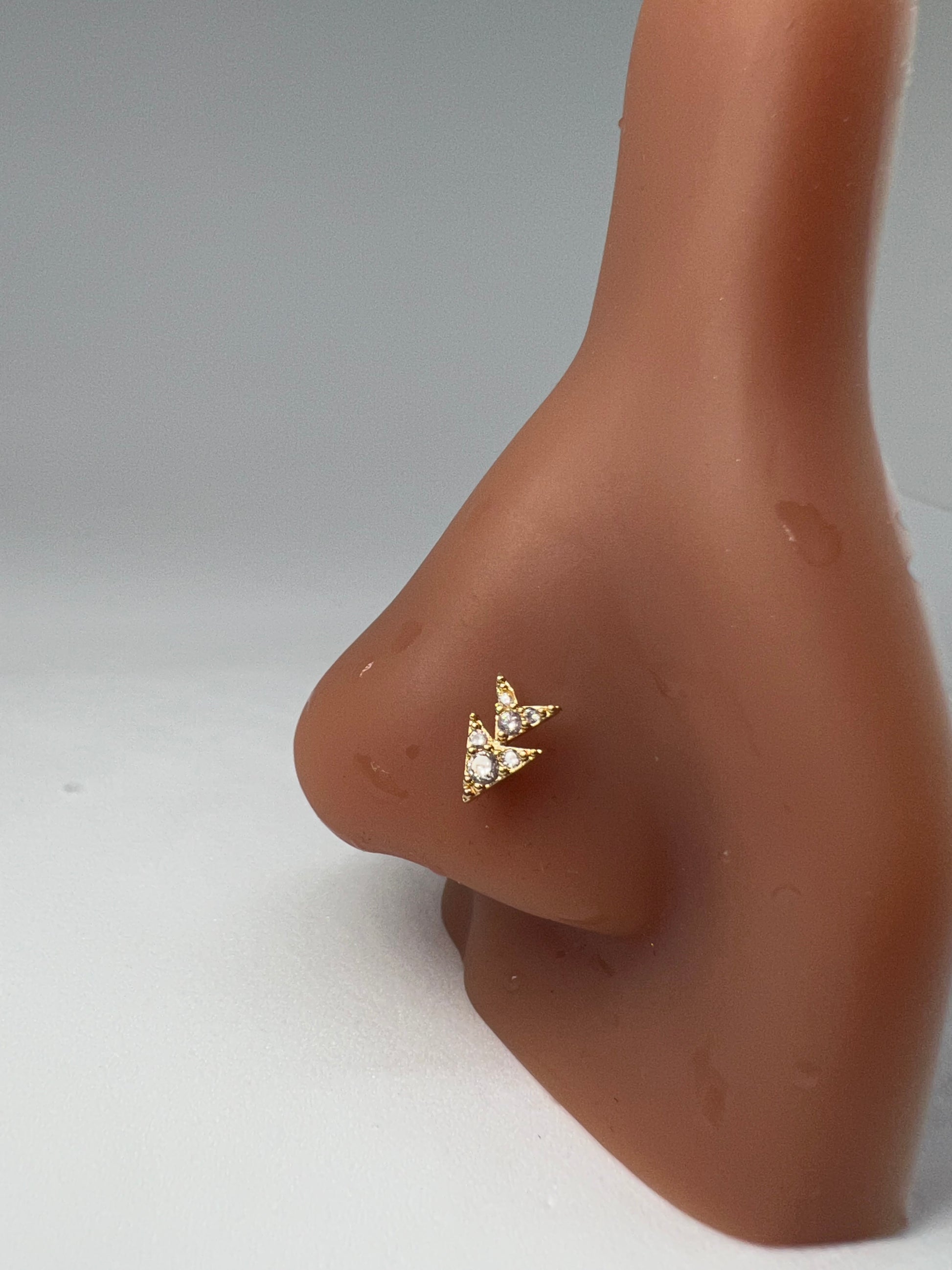 All the way up Nose Stud Piercing Jewellery - Allisonswigbox