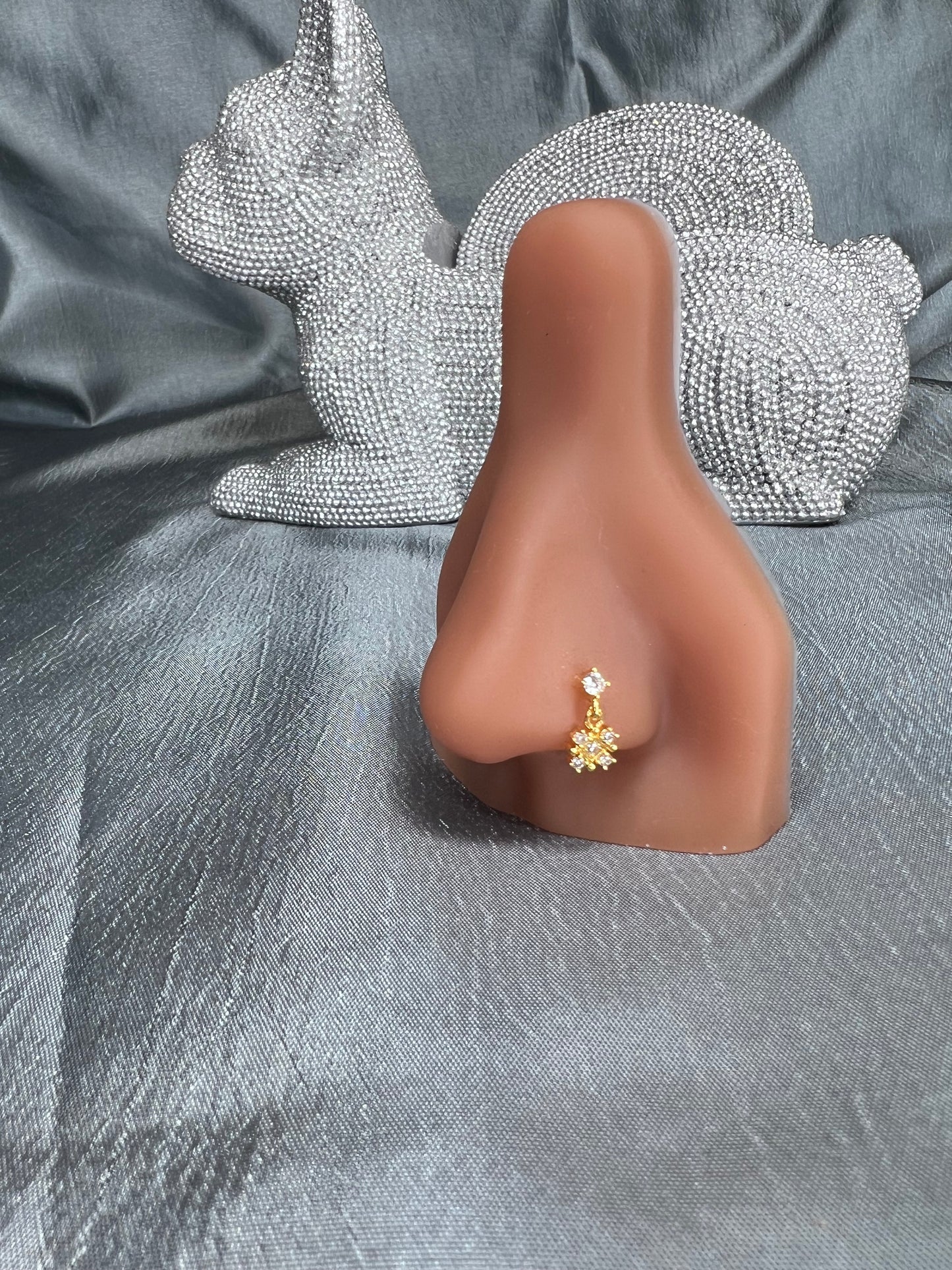 Golden Cross nose stud Piercing Jewellery